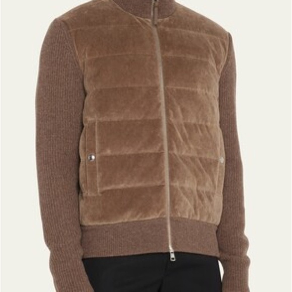 Moncler Brown Knit jacket